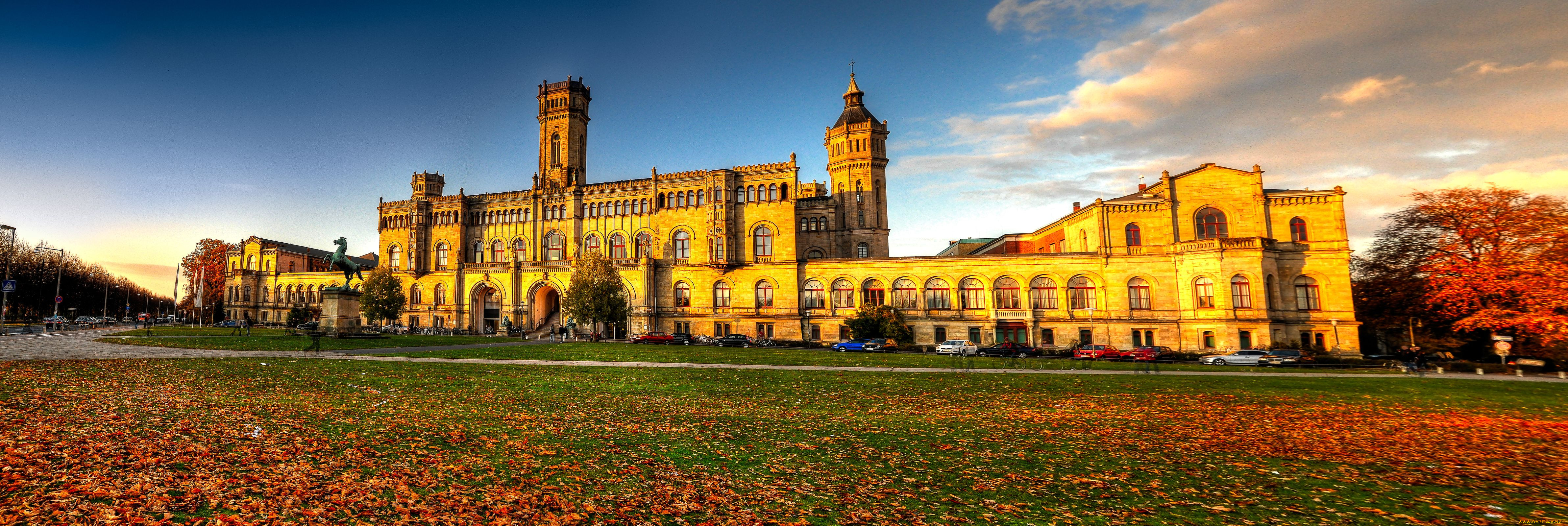 Обои Hannover, Germany Города - Здания, дома, обои для рабочего стола,  фотографии hannover, germany, города, здания, дома, университет Обои для  рабочего стола, скачать обои картинки заставки на рабочий стол.